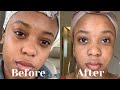 Quick & Easy Shea Moisture Skin Care Routine || Sunmay Leaf Silicone Facial Brush