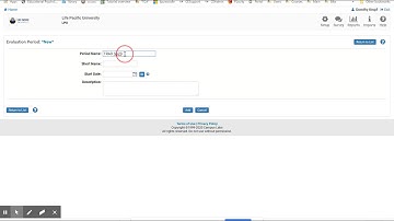 Add new course evaluation period  - video