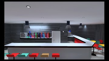 Dialux evo coffee shop lighting design