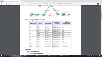 Configuración de EIGRP con IPv4 en Packet Tracer Cisco
