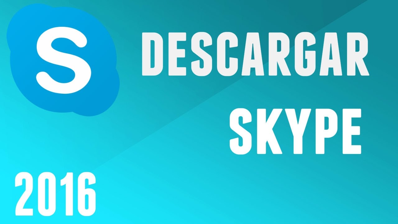 Como Descargar e Instalar Skype 2016 HD  YouTube