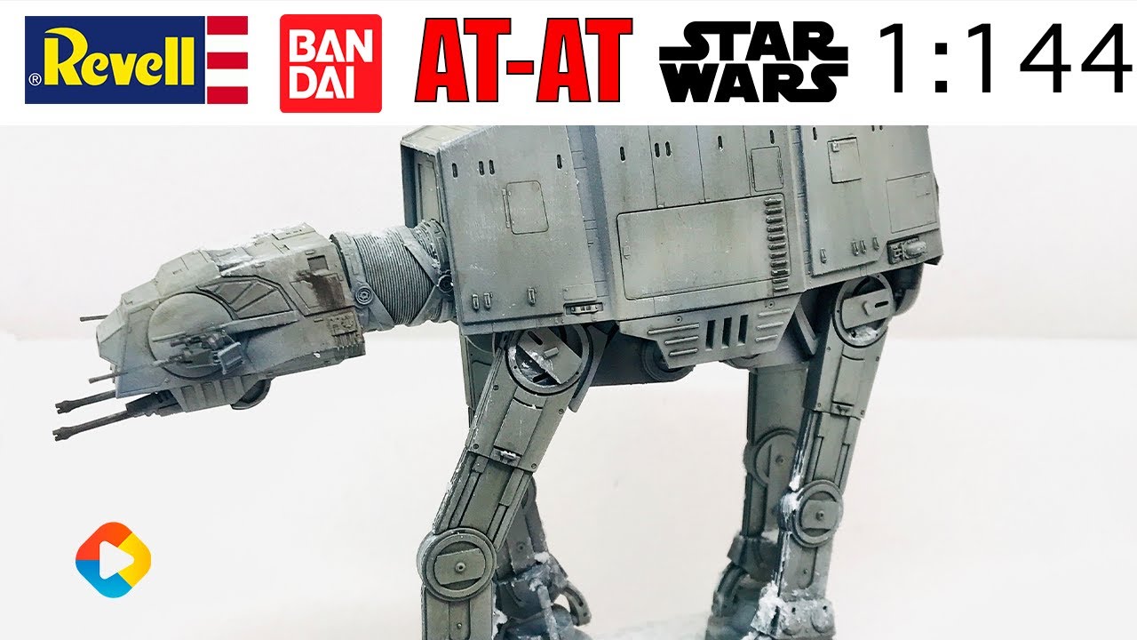 MAQUETA REVELL BANDAI Star Wars AT AT, ESCALA 1:144