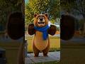 Watch This Bear Get It Perfect Every Time 🧠 #satisfying #shorts