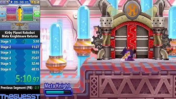 Kirby Planet Robobot - Meta Knightmare Returns speedrun in 47:53.5 IGT by Theguesst