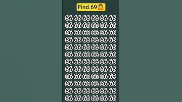 69⁉️#find #iqtes #numbergame #braintestsolution #numberpuzzle #mathstricks