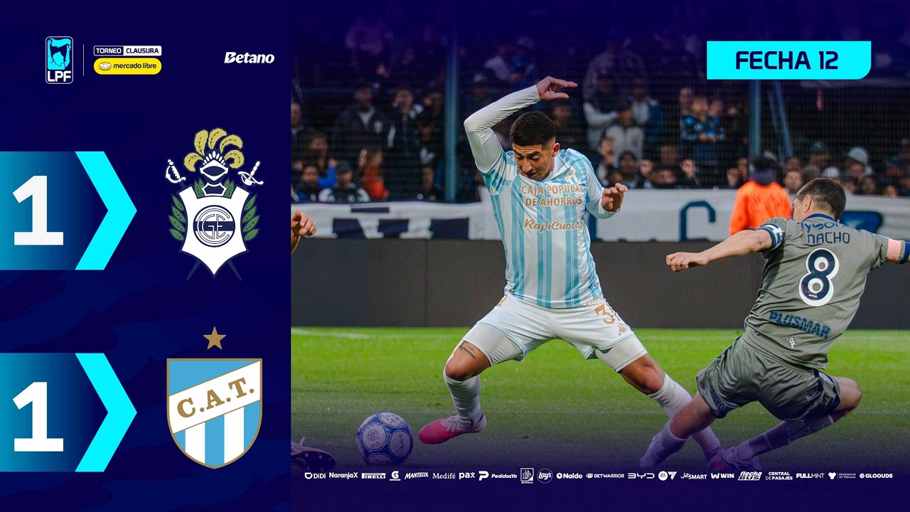 [아르헨티나 리그] GIMNASIA 1 : 1 ATLÉTICO TUCUMÁN | Resumen del partido | #TorneoMercadoLibre Clausura 2026
