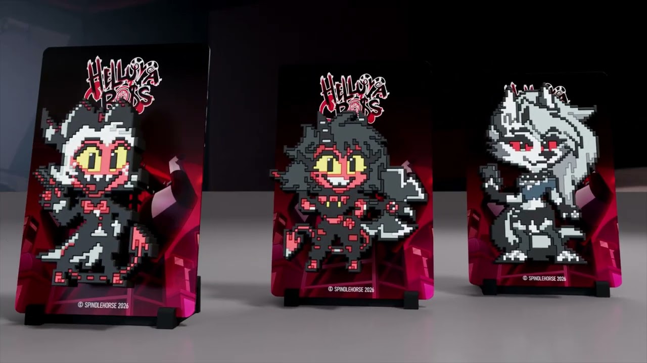 JUST DROPPED: New Pixel Magnet Collectibles - Helluva Boss FiGGYZ