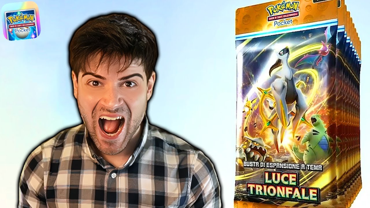 APRO 25 BUSTINE ARCEUS EX di POKEMON POCKET "LUCE TRIONFALE" e TROVO ...