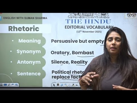 Editorial Analysis | 13 November 2025 | Vocab, Grammar, Reading, Skimming | Suman Sharma