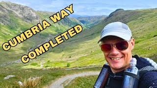 BACKPACKING THE CUMBRIA WAY DAY 5..5 DAYS..80 MILES..COMPLETED.