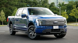 2022 Ford F-150 Lightning Lariat Review - Walk Around and Test Drive