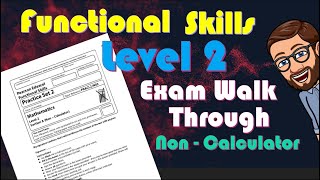 Functional Skills Maths Level 2   Full Non calculator Exam screenshot 2