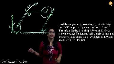 Engineering Mechanics | Equilibrium in Connecting Bodies | Problem 4 | #17 | Prof. Sonali P