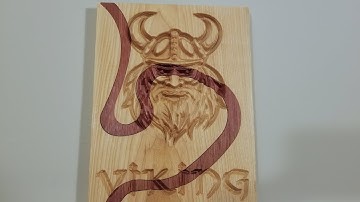 Vectric Aspire- Viking Warrior with Inlay