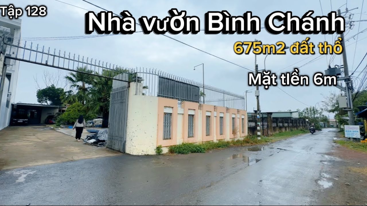 Nhà Vườn Bình Chánh - BĐS Sinh Ra Tiền - Tổng 675m2. 
