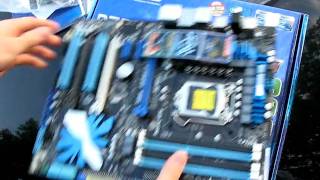ASUS P7P55D Pro P55 LGA1156 Core i5 Motherboard Unboxing Linus Tech Tips