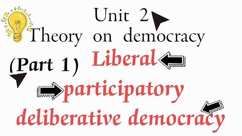 Unit 2(part 1) Theory on democracy #du #3sem #2yr #2024 #nep #exams