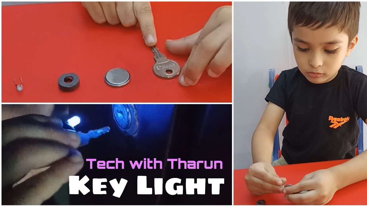 How to make a Small KEY LIGHT using just 3 things - Tech with Tharun