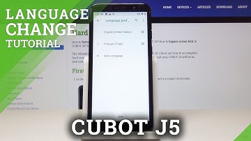 How to Change Language in CUBOT J5 - Language Settings