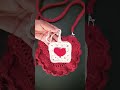 hand crochet ideas for sling bag and bag charm #crochet #diy #crochetbag #ytshorts #shortsfeed #knit