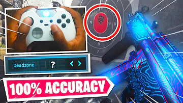 NEW BEST DEADZONE SETTINGS (100% ACCURACY) MODERN WARFARE! - BEST SETTINGS PS4/XBOX CONTROLLER! (MW)