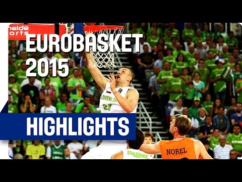 Slovenia v Netherlands - Group C - Game Highlights - EuroBasket 2015