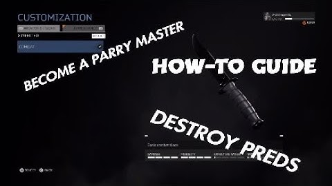 [Old] How to parry | Predator hunting grounds