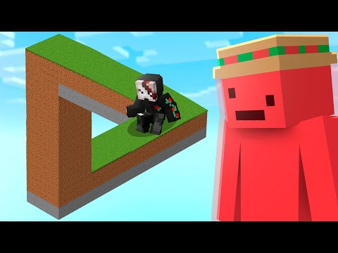 Atrapé a Mi Amigo en Ilusiones Ópticas en Minecraft