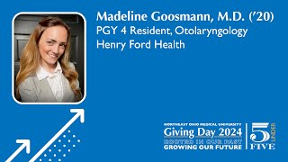 NEOMED - 5 Under Five - Madeline Goosmann, M.D. (’20) by NEOMED | Northeast Ohio Medical University 57 views 2 months ago 6 minutes, 13 seconds