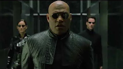The Matrix Reloaded 2003 Neo & Trinity visit the  Merovingian scene