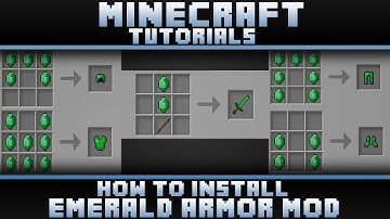 Minecraft: How To Install The Emerald Armor Mod v1.2.5 +