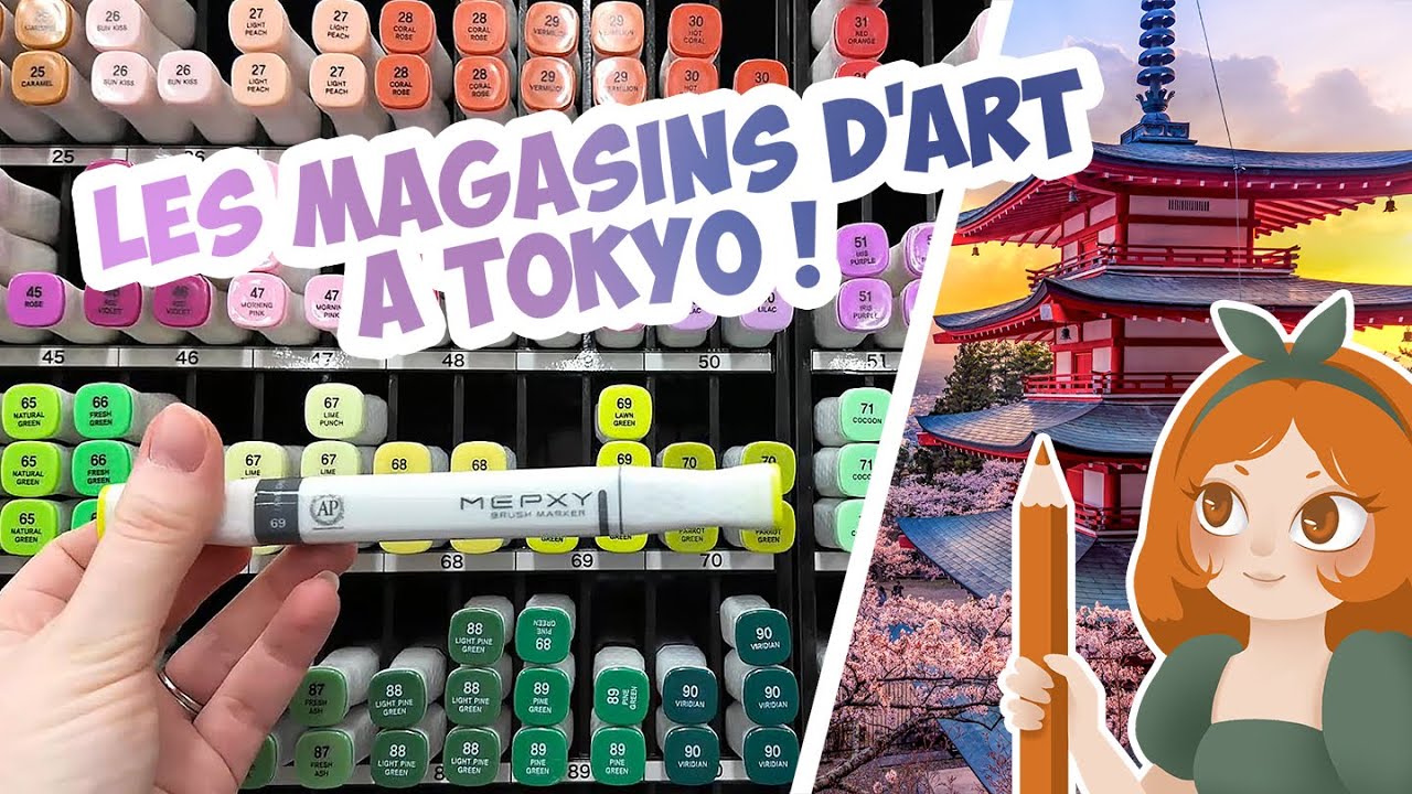 Les magasins d'art à Tokyo !