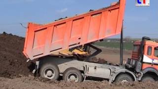 Mercedes Benz Sk 94 3544 4a Dump Truck Kipper Fa Radlinger A 8 Leonberg 19 04 06 Youtube