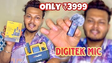 Digitek | Wireless Microphone | DWM 109 | Perfect Audio Solution for Creators | Mr Khan Yoo |