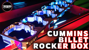 INSTALLING OUR BILLET CUMMINS ROCKER BOX!!