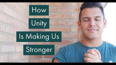 How Unity is Making Us Stronger (And we are going to End This).