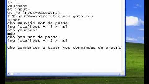Comment créer un mot de passe pour vos programmes DOS