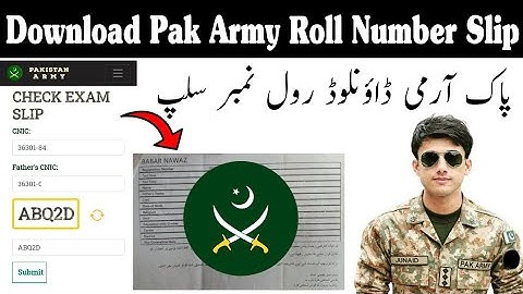 How To Download Pak Army Roll Number Slip | Pak Army Jobs 2024 | New Jobs 2024 In Pakistan Today