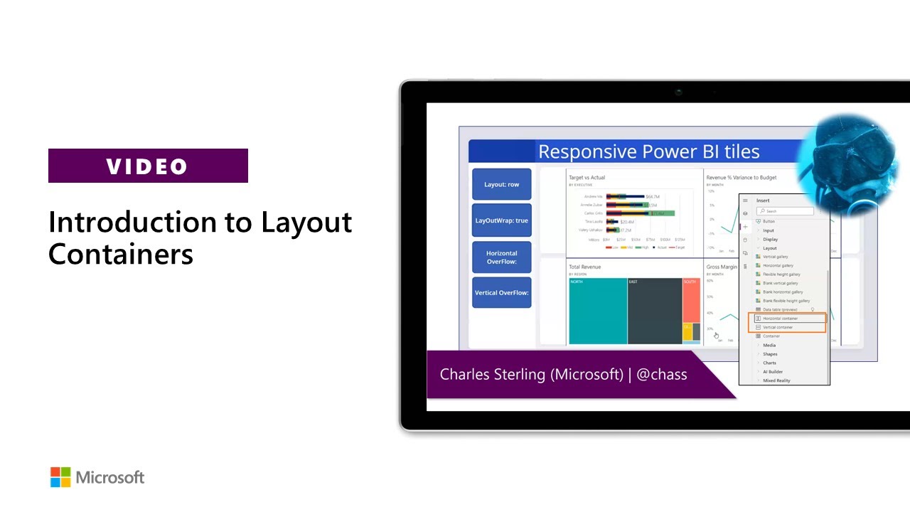 Introduction to Power BI layout containers YouTube