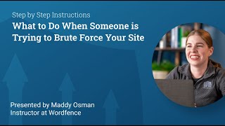 How to Configure Brute Force Protection with Wordfence