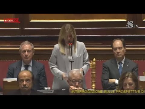 Video Governo, Meloni in Senato: «Si invoca mia presenza in Aula ma poi solo accuse e insulti»
