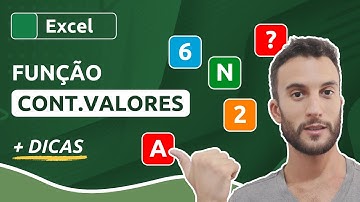 Função CONT.VALORES no EXCEL: como contar células não vazias
