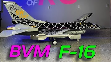 Unleashing the Power: The Epic Build of BVM 1/5 Scale F-16 RC Jet