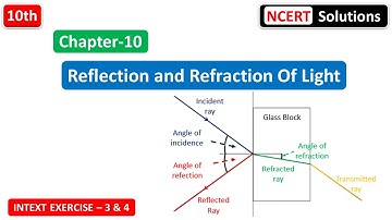 INTEXT EX 3&4 | Chapter 10 - LIGHT - Reflection and Refraction | NCERT SOLUTION FOR CLASS 10 SCIENCE