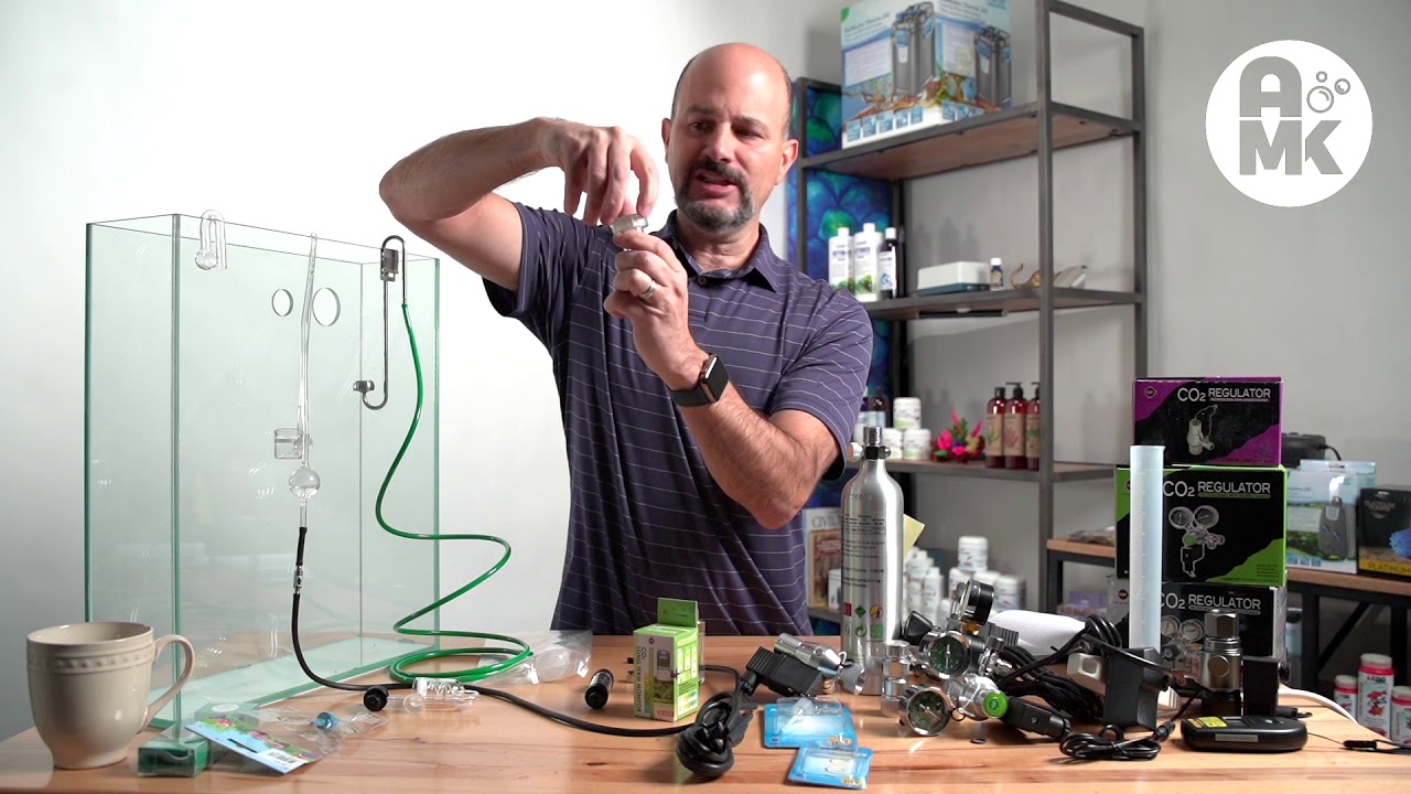 Диффузоры AMK, счетчики пузырьков и все необходимое для подключения CO2.