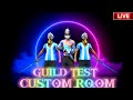 🔴 LIVE 🔴 CUSTOM ROOM GUILD TEST 1vs1 AND 🥇 GOLD TO GRANDMASTER #ff #freefire #india #Indonesia