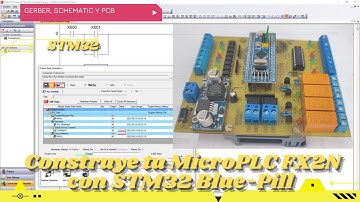 ⚡ Construye tu MicroPLC FX2N con STM32 Blue-Pill v2.0 para GX Works2 con Modbus RTU 2 salidas RS485