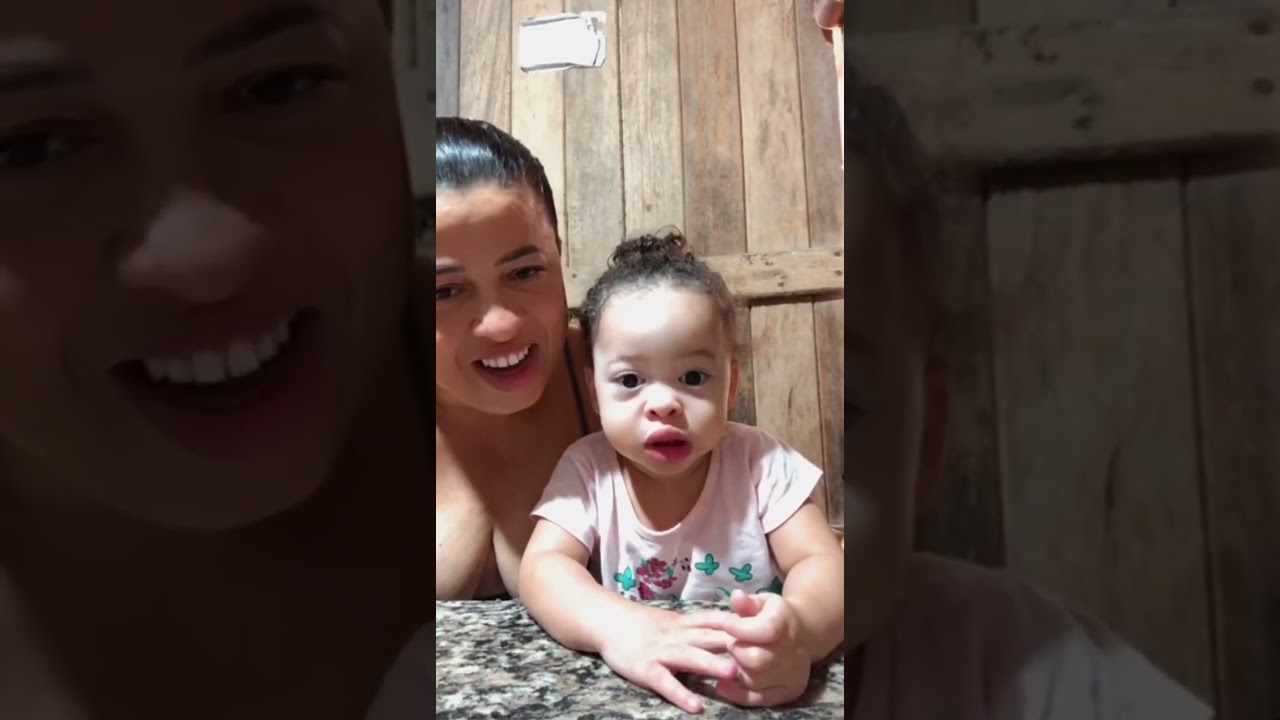 Rotina da manhã com minha bebê,fui lavar as louças da minha irmã.