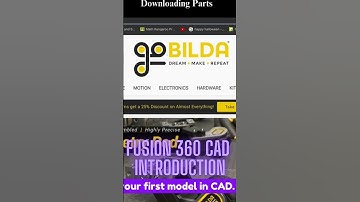 Link to video in desc. Introduction to Fusion 360 for FTC. #first #robotics #3dprinting #cnc #cad