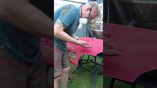Raptor respray on my Jimny #4x4 #offroad #diy #jimny #suzuki #raptor #paint  #painting #offroad